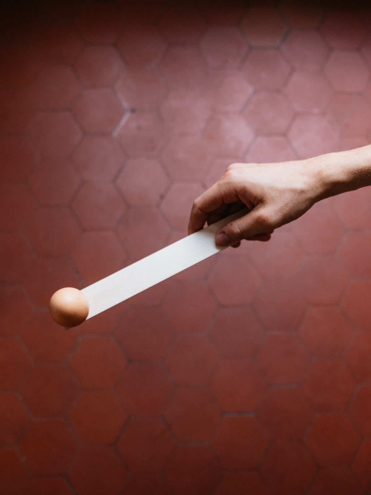 Cooking spoon made of sycamore maple – solid wood, one piece